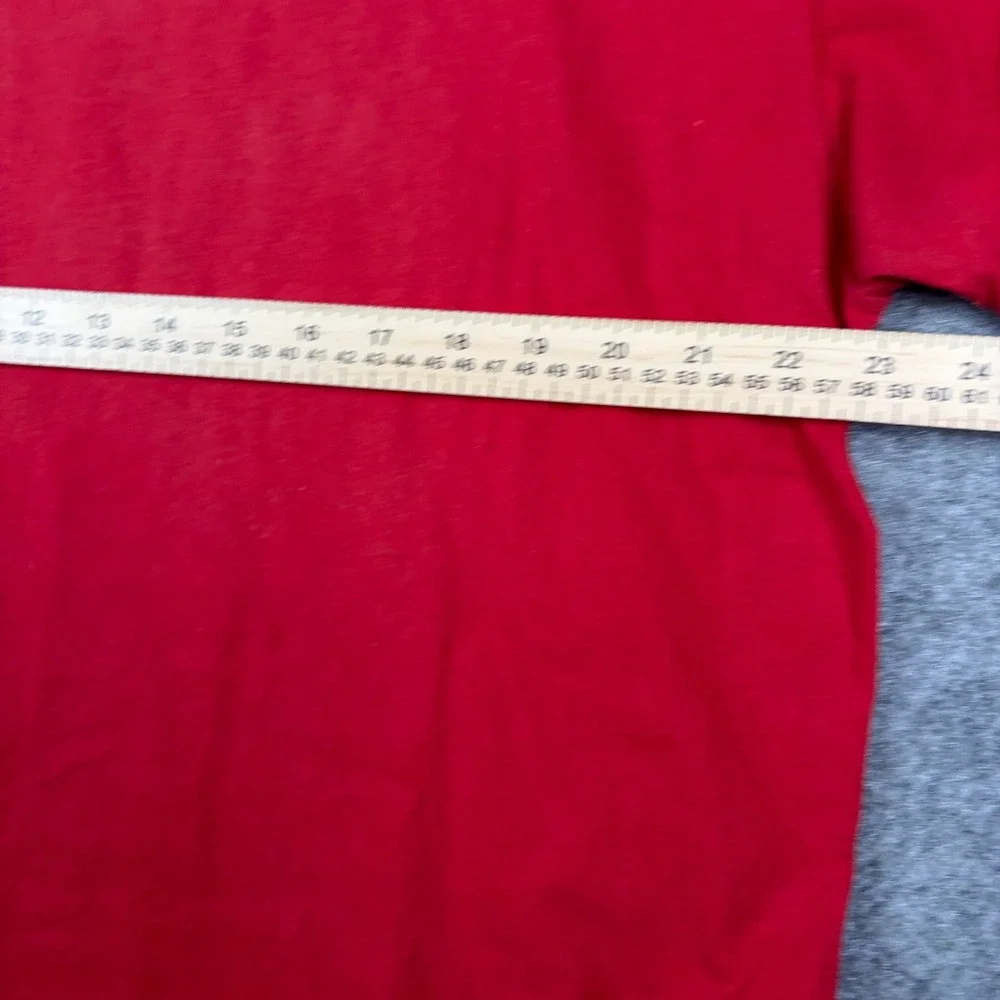 Vintage Y2K Nike T-Shirt Mens XXL Red Graphic Basketball Center Swoosh Surf‎ 90s